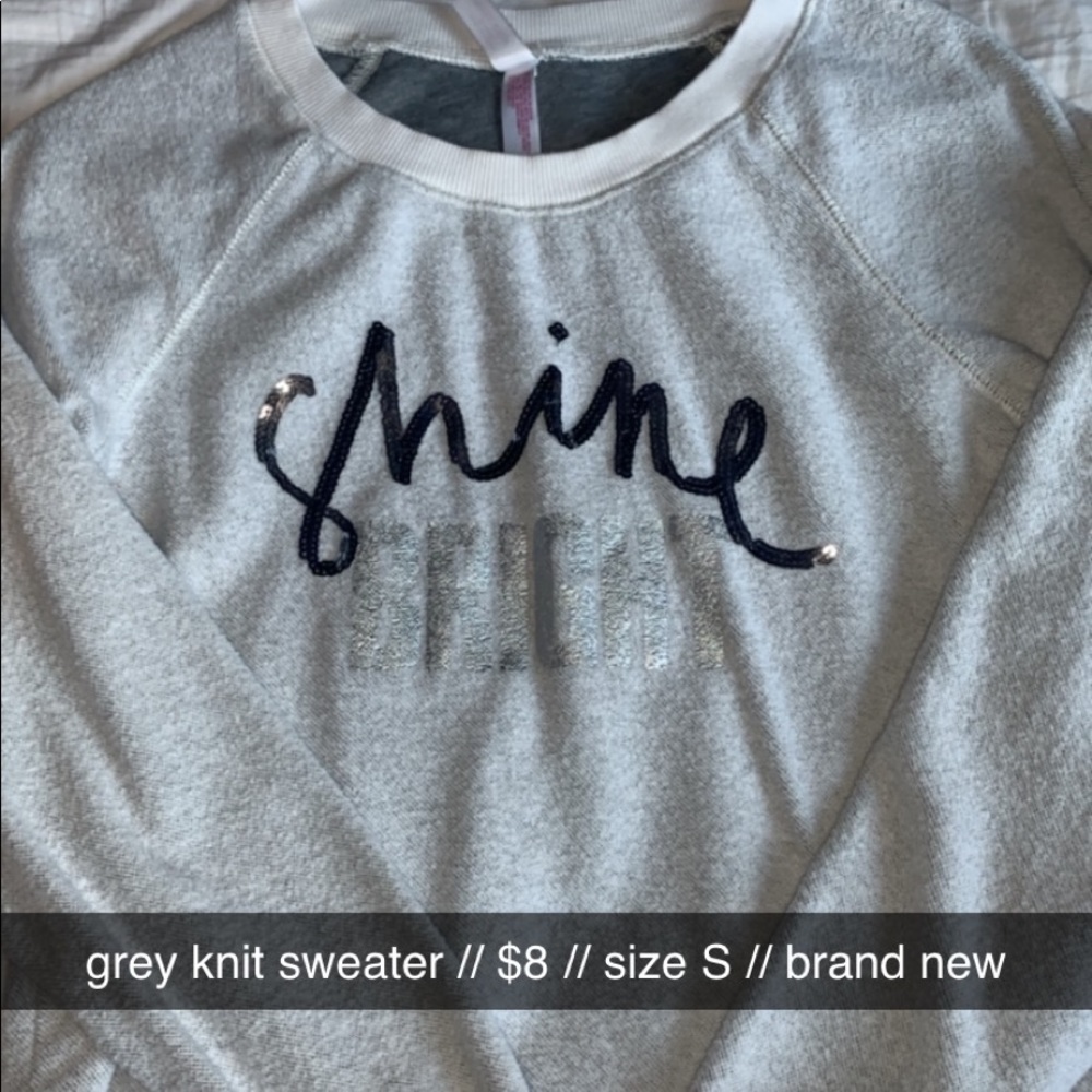 Grey sweater